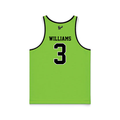 USF - NCAA Men's Basketball : Jimmie Williams - Basketball Jersey