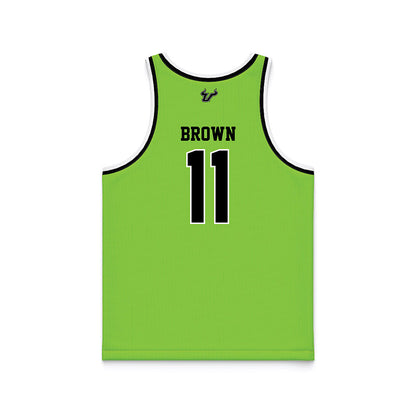 USF - NCAA Men's Basketball : CJ Brown - Basketball Jersey