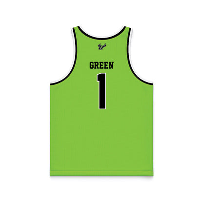 USF - NCAA Men's Basketball : De'Ante Green - Basketball Jersey