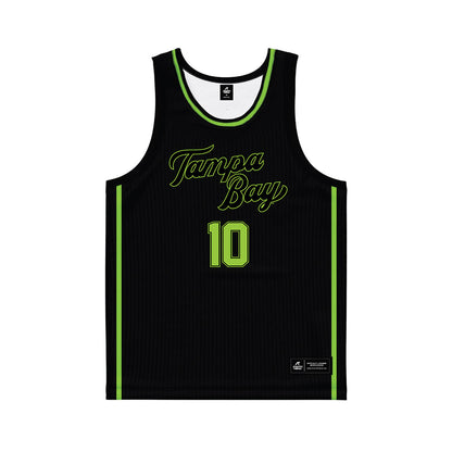 USF - NCAA Men's Basketball : Tristan Beckford - Black Basketball Jersey-0
