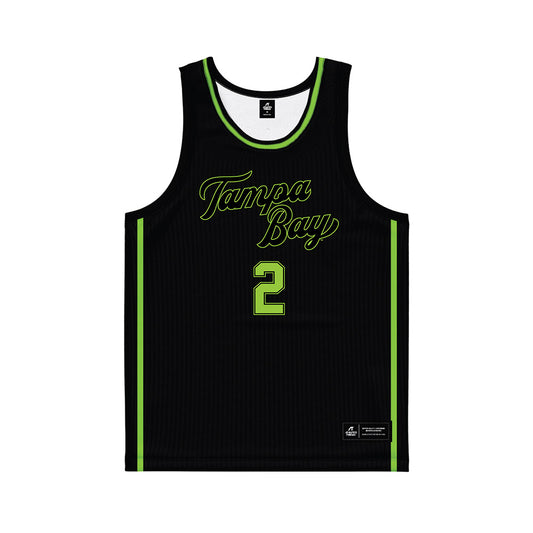 USF - NCAA Men's Basketball : Wes Enis - Black Basketball Jersey-0