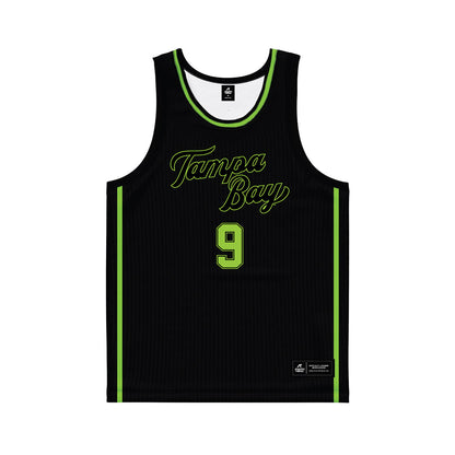 USF - NCAA Men's Basketball : Gavin Hightower - Black Basketball Jersey-0
