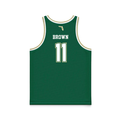 USF - NCAA Men's Basketball : CJ Brown - Basketball Jersey-1