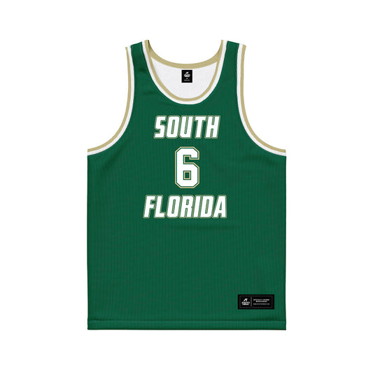 USF - NCAA Men's Basketball : Daimion Collins - Basketball Jersey-0