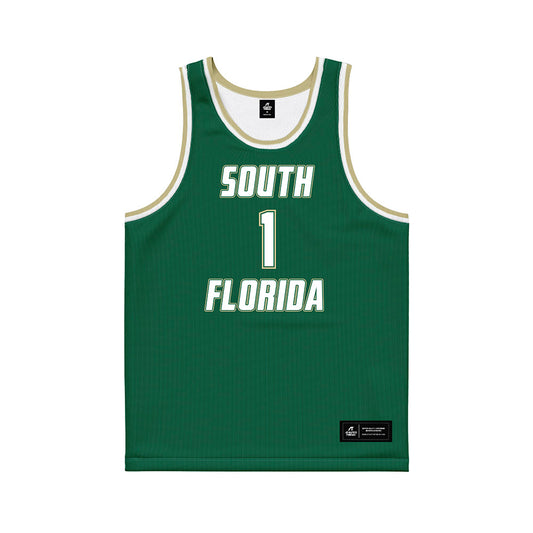 USF - NCAA Men's Basketball : DeAnte Green - Basketball Jersey-0
