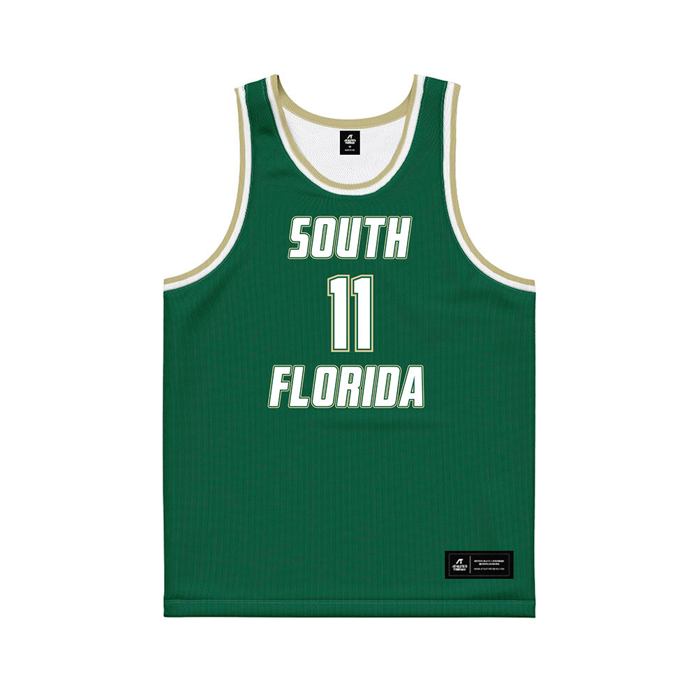 USF - NCAA Men's Basketball : CJ Brown - Basketball Jersey-0