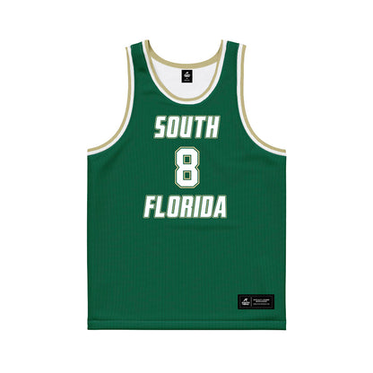 USF - NCAA Men's Basketball : Josh Omojafo - Basketball Jersey-0