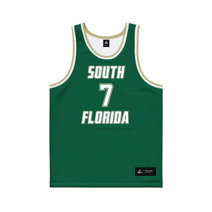 USF - NCAA Men's Basketball : Caleb Sanders - Basketball Jersey-0