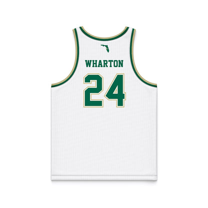 USF - NCAA Men's Basketball : Jaylen Wharton - Basketball Jersey