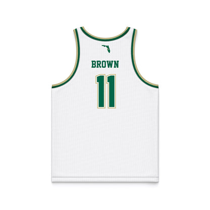 USF - NCAA Men's Basketball : CJ Brown - Basketball Jersey