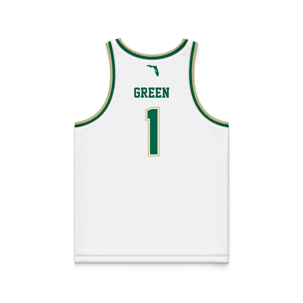 USF - NCAA Men's Basketball : De'Ante Green - Basketball Jersey