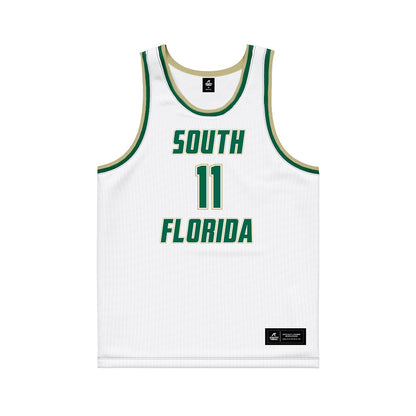 USF - NCAA Men's Basketball : CJ Brown - Basketball Jersey