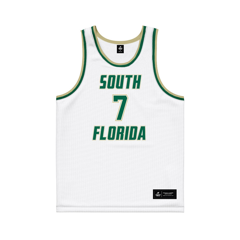 USF - NCAA Men's Basketball : Caleb Sanders - Basketball Jersey-0