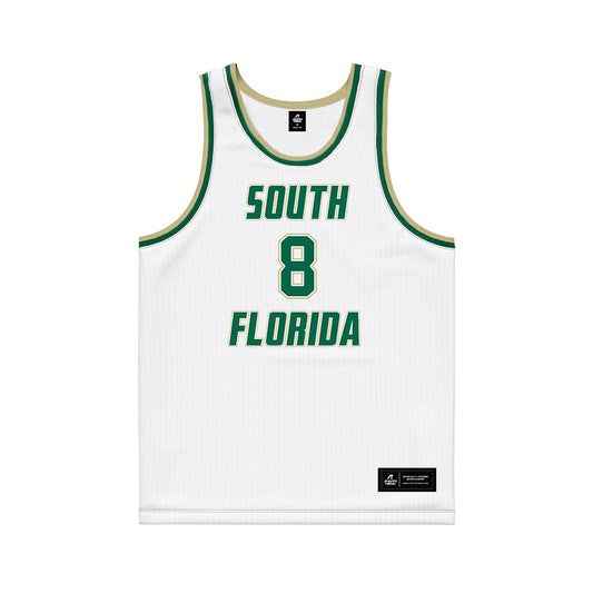 USF - NCAA Men's Basketball : Josh Omojafo - Basketball Jersey-0