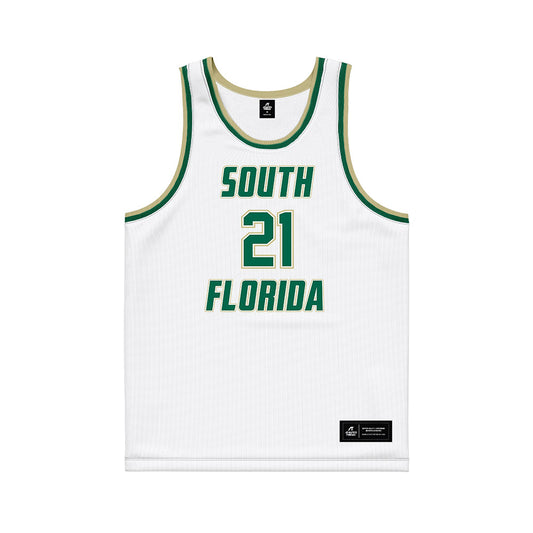 USF - NCAA Men's Basketball : Adriel Nyorha - Basketball Jersey-0