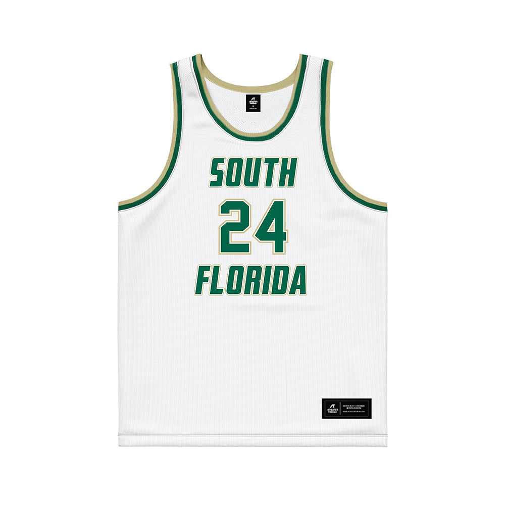 USF - NCAA Men's Basketball : Jaylen Wharton - Basketball Jersey