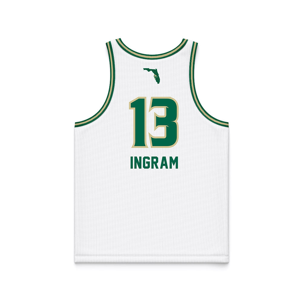 USF - NCAA Women's Basketball : Stefanie Ingram - Basketball Jersey-1