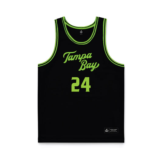 USF - NCAA Women's Basketball : Raina Tomasicka - Black Basketball Jersey-0