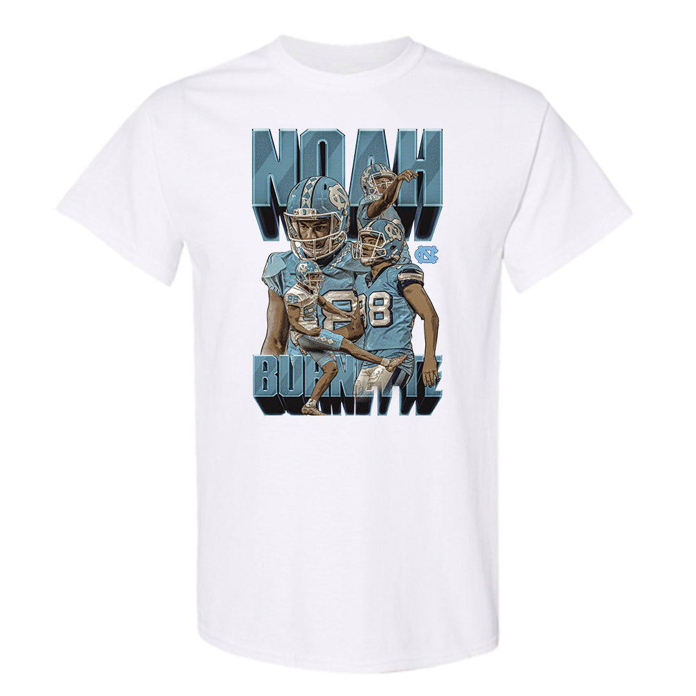 UNC - NCAA Football : Noah Burnette - Player Collage T-Shirt-0