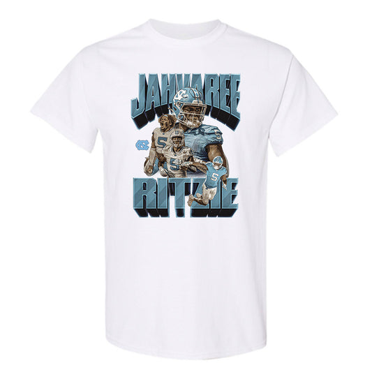 UNC - NCAA Football : Jahvaree Ritzie - Player Collage T-Shirt-0