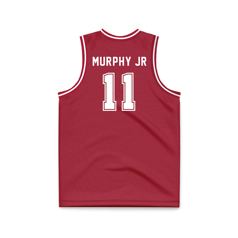 Alabama - NCAA Men's Basketball : Preston Murphy Jr - Crimson Basketball Jersey-1