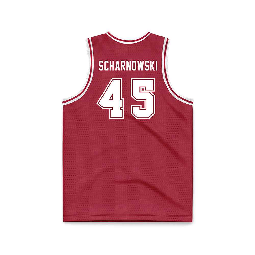 Alabama - NCAA Men's Basketball : Max Scharnowski - Basketball Jersey-1