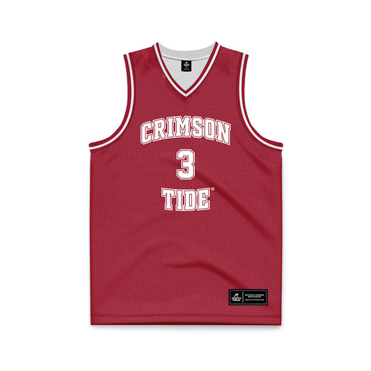 Alabama - NCAA Men's Basketball : Latrell Wrightsell Jr - Crimson Basketball Jersey-0