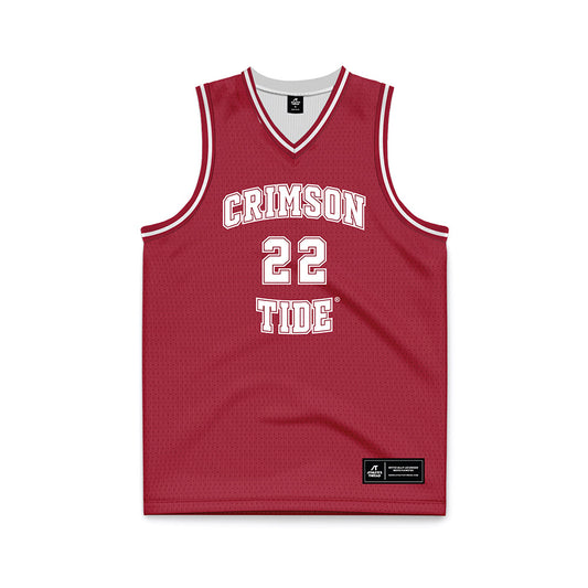 Alabama - NCAA Men's Basketball : Aiden Sherrell - Crimson Basketball Jersey-0