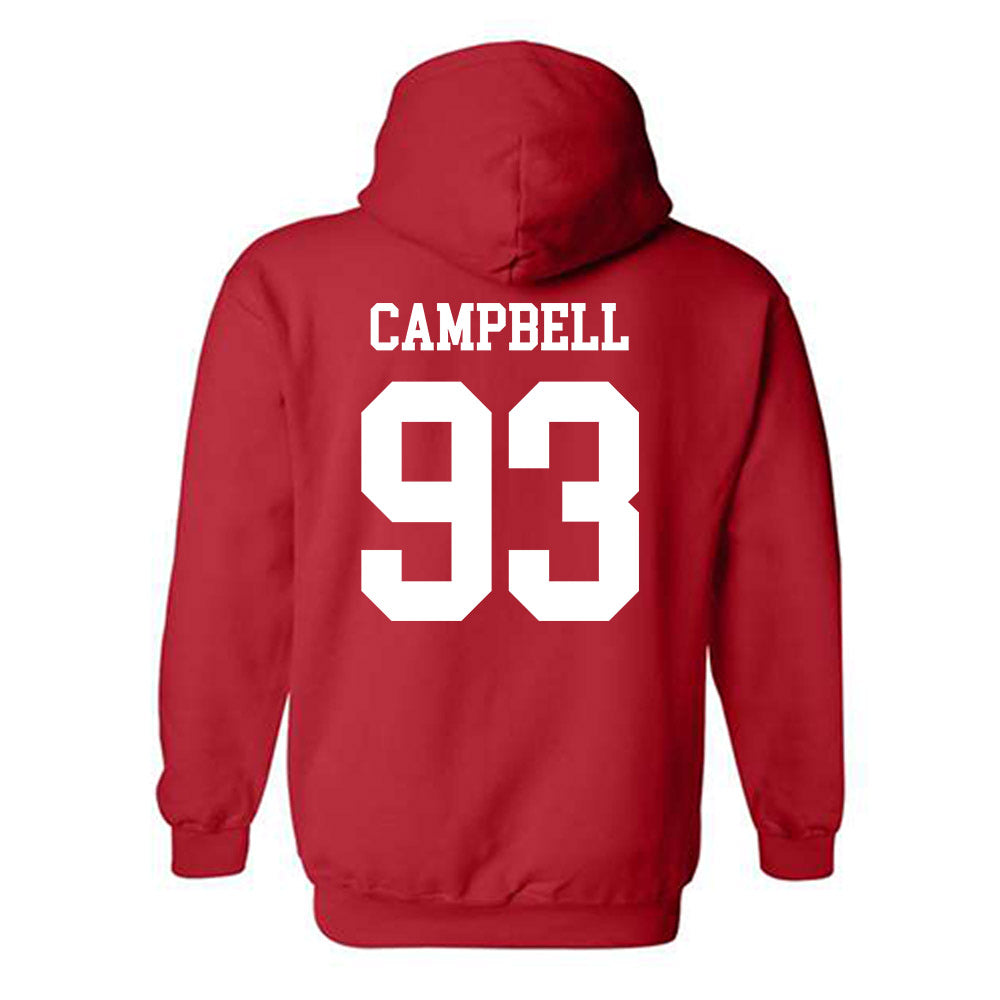 Jax State - NCAA Football : Jawaun Campbell - Classic Shersey Hooded Sweatshirt-1