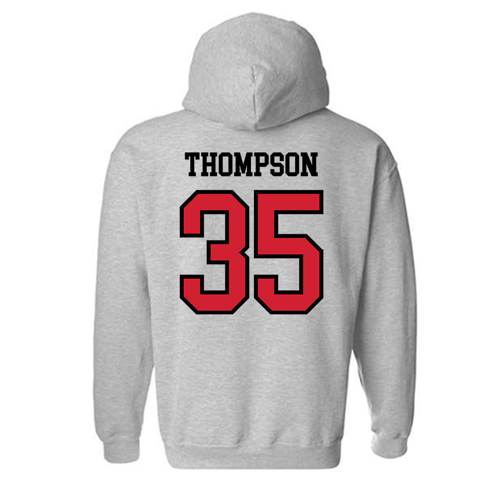Jax State - NCAA Football : Aidan Thompson - Classic Shersey Hooded Sweatshirt-1