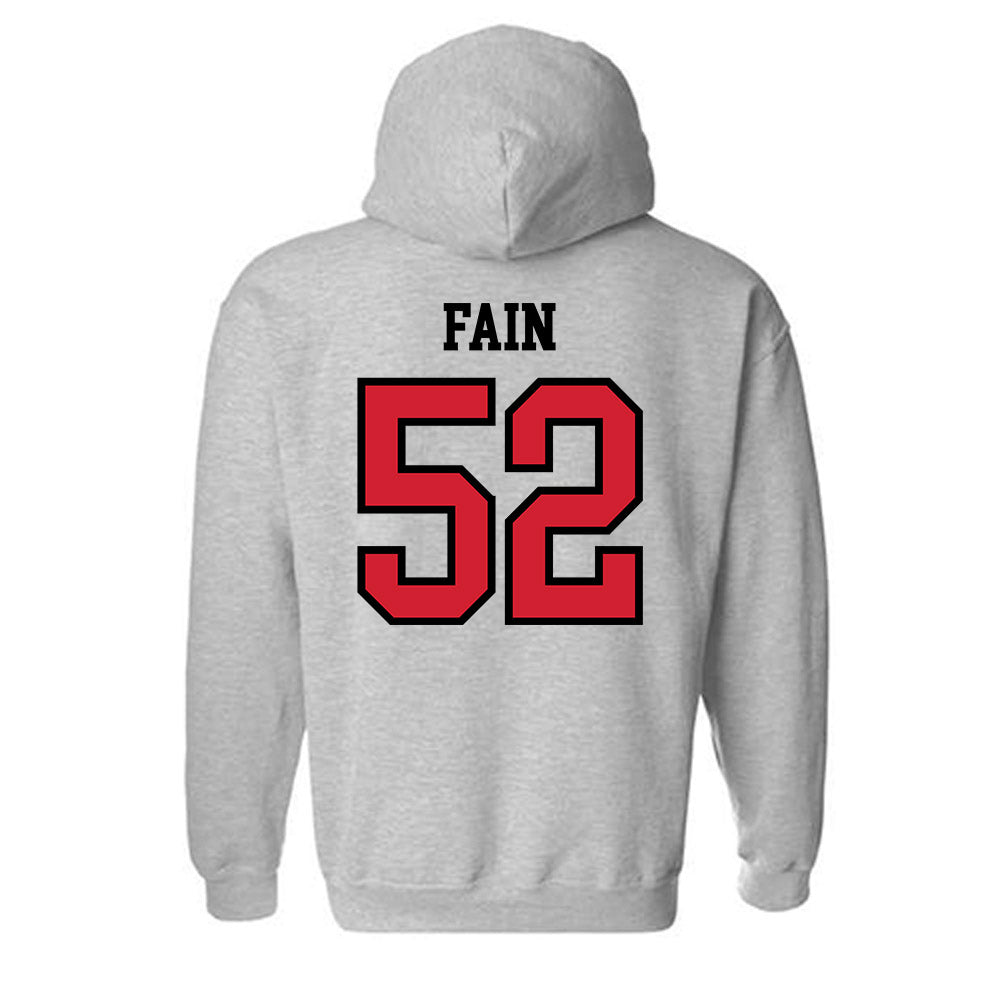 Jax State - NCAA Football : Storm Fain - Classic Shersey Hooded Sweatshirt-1
