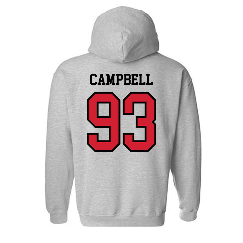 Jax State - NCAA Football : Jawaun Campbell - Classic Shersey Hooded Sweatshirt-1