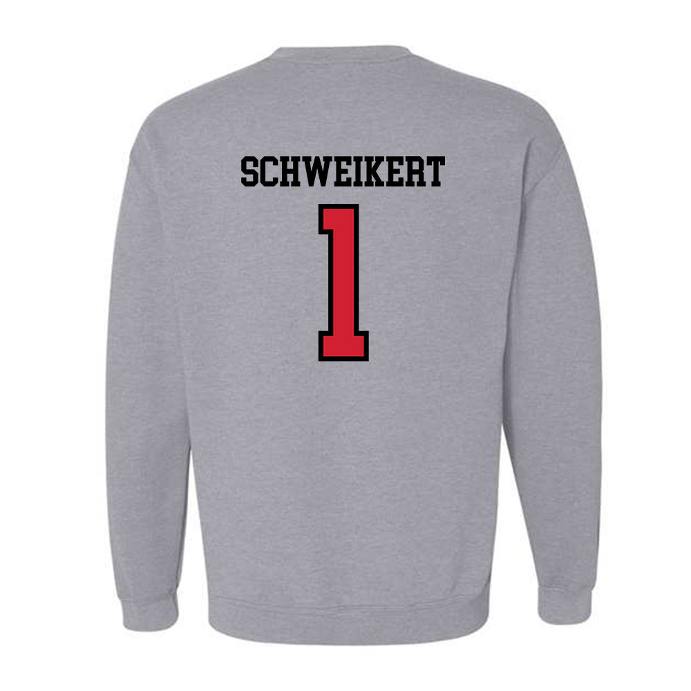 Jax State - NCAA Women's Volleyball : Sophia Schweikert - Classic Shersey Crewneck Sweatshirt-1