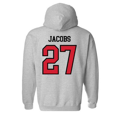 Jax State - NCAA Women's Soccer : Amelia Jacobs - Classic Shersey Hooded Sweatshirt-1