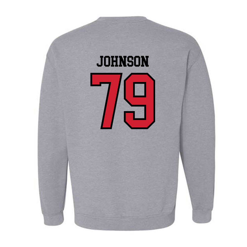 Jax State - NCAA Football : Lance Johnson - Classic Shersey Crewneck Sweatshirt-1