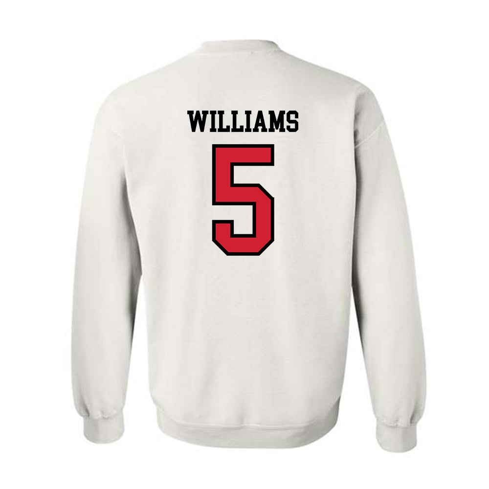 Jax State - NCAA Baseball : Luke Williams - Classic Shersey Crewneck Sweatshirt-1