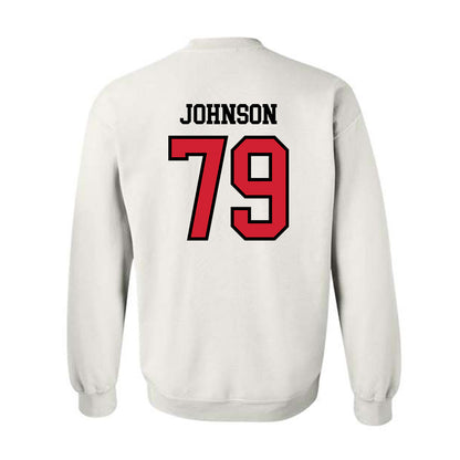 Jax State - NCAA Football : Lance Johnson - Classic Shersey Crewneck Sweatshirt-1