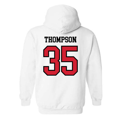 Jax State - NCAA Football : Aidan Thompson - Classic Shersey Hooded Sweatshirt-1