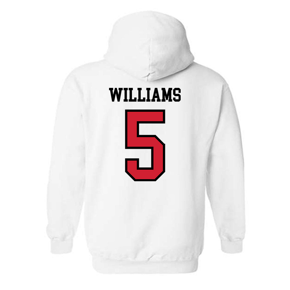 Jax State - NCAA Baseball : Luke Williams - Classic Shersey Hooded Sweatshirt-1