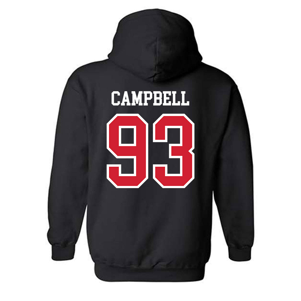 Jax State - NCAA Football : Jawaun Campbell - Classic Shersey Hooded Sweatshirt-1
