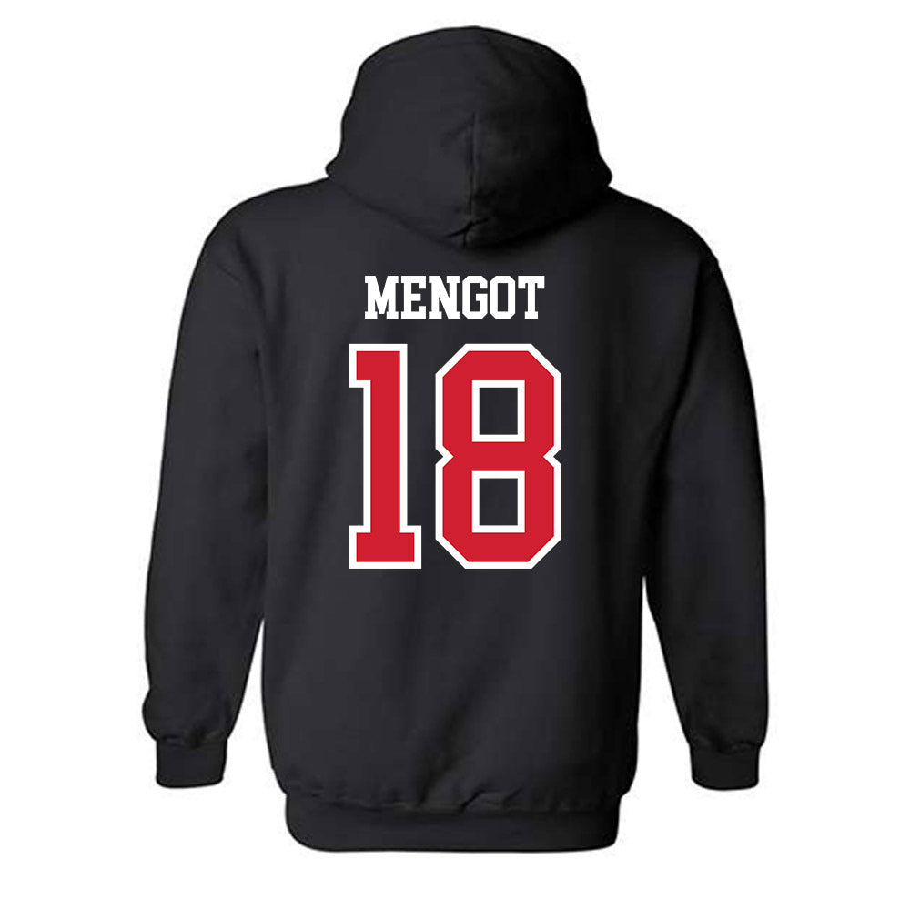 Jax State - NCAA Women's Soccer : Angyeck Mengot - Classic Shersey Hooded Sweatshirt-1