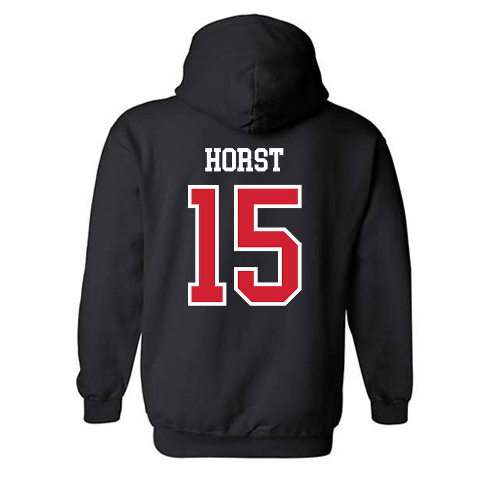 Jax State - NCAA Baseball : Chase Horst - Classic Shersey Hooded Sweatshirt-1