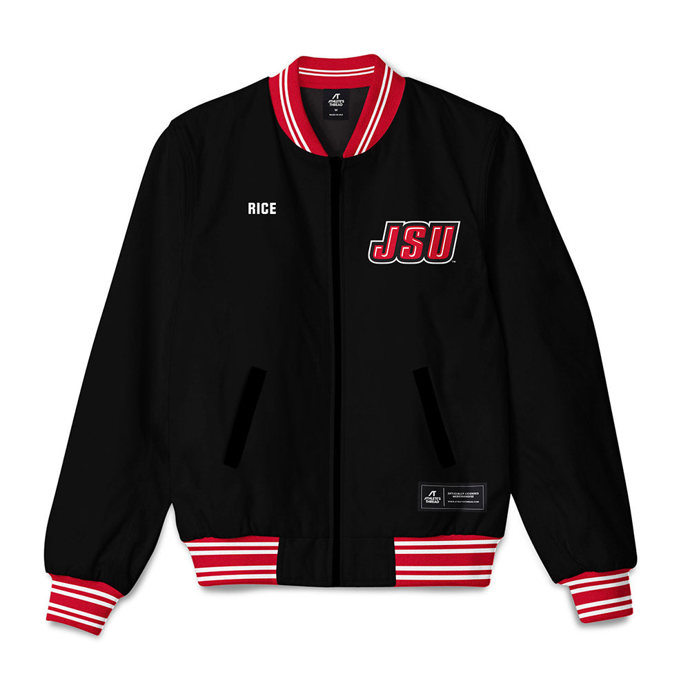 Jax State - NCAA Men's Cross Country : Tanner Rice - Bomber Jacket-0