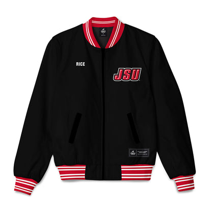 Jax State - NCAA Men's Cross Country : Tanner Rice - Bomber Jacket-0