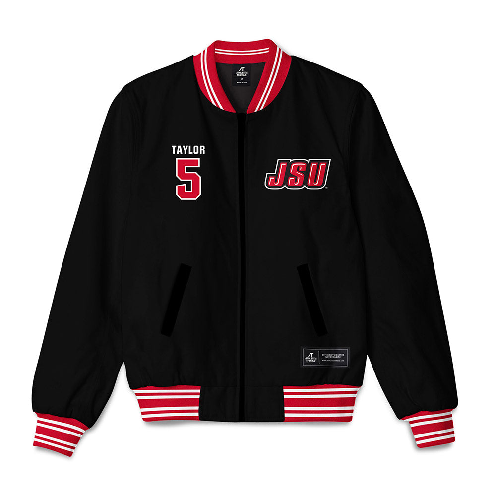 Jax State - NCAA Football : Tyrin Taylor - Bomber Jacket-0