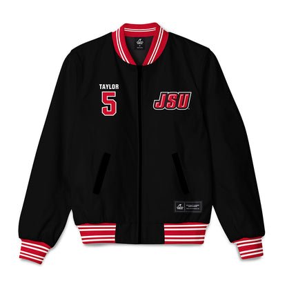 Jax State - NCAA Football : Tyrin Taylor - Bomber Jacket-0