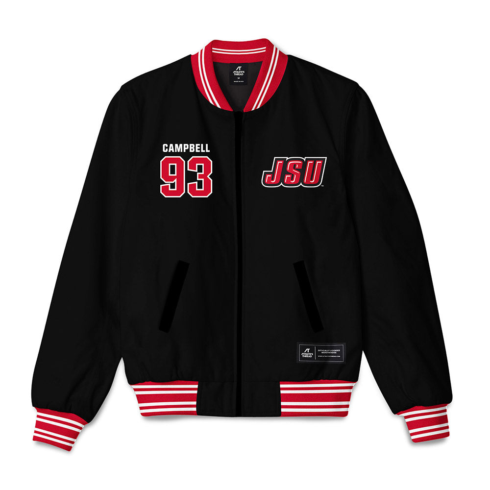 Jax State - NCAA Football : Jawaun Campbell - Bomber Jacket-0