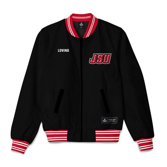 Jax State - NCAA Women's Track & Field : Jailah Loving - Bomber Jacket-0