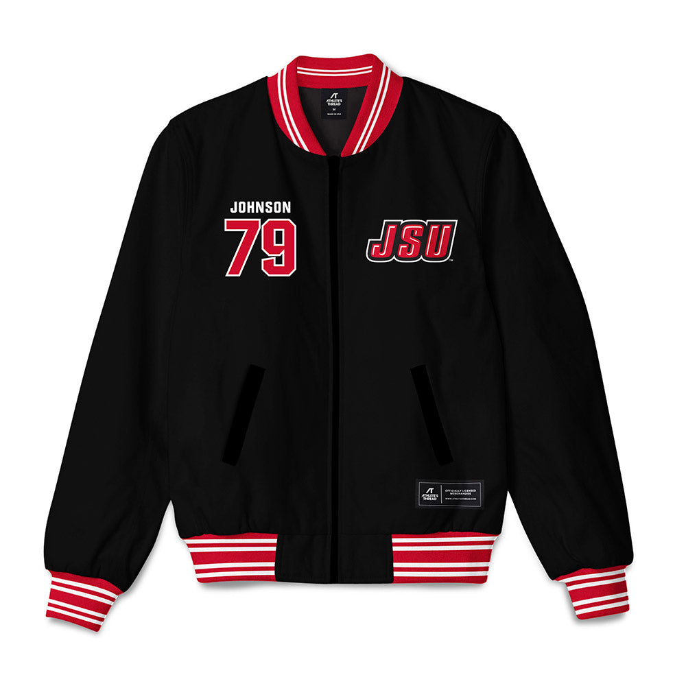 Jax State - NCAA Football : Lance Johnson - Bomber Jacket-0