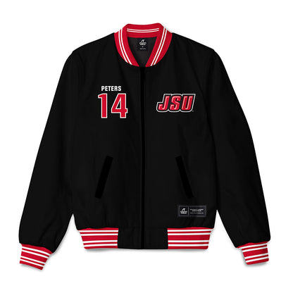 Jax State - NCAA Softball : Chaney Peters - Bomber Jacket-0